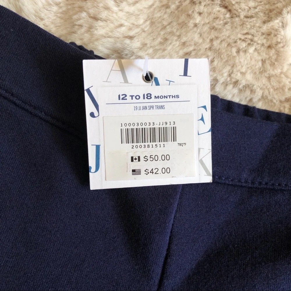 NWT Janie and Jack Girls‎ Navy Wide Leg Pants